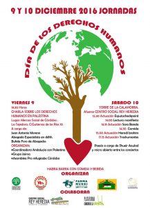 Cartel Jornadas de Celebración del Día Internacional de los Derechos Humanos