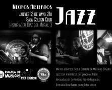 Micros abiertos de Jazz solidarios