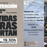 Acciones contra la masacre en Melilla: Viernes 1 y Sábado 2